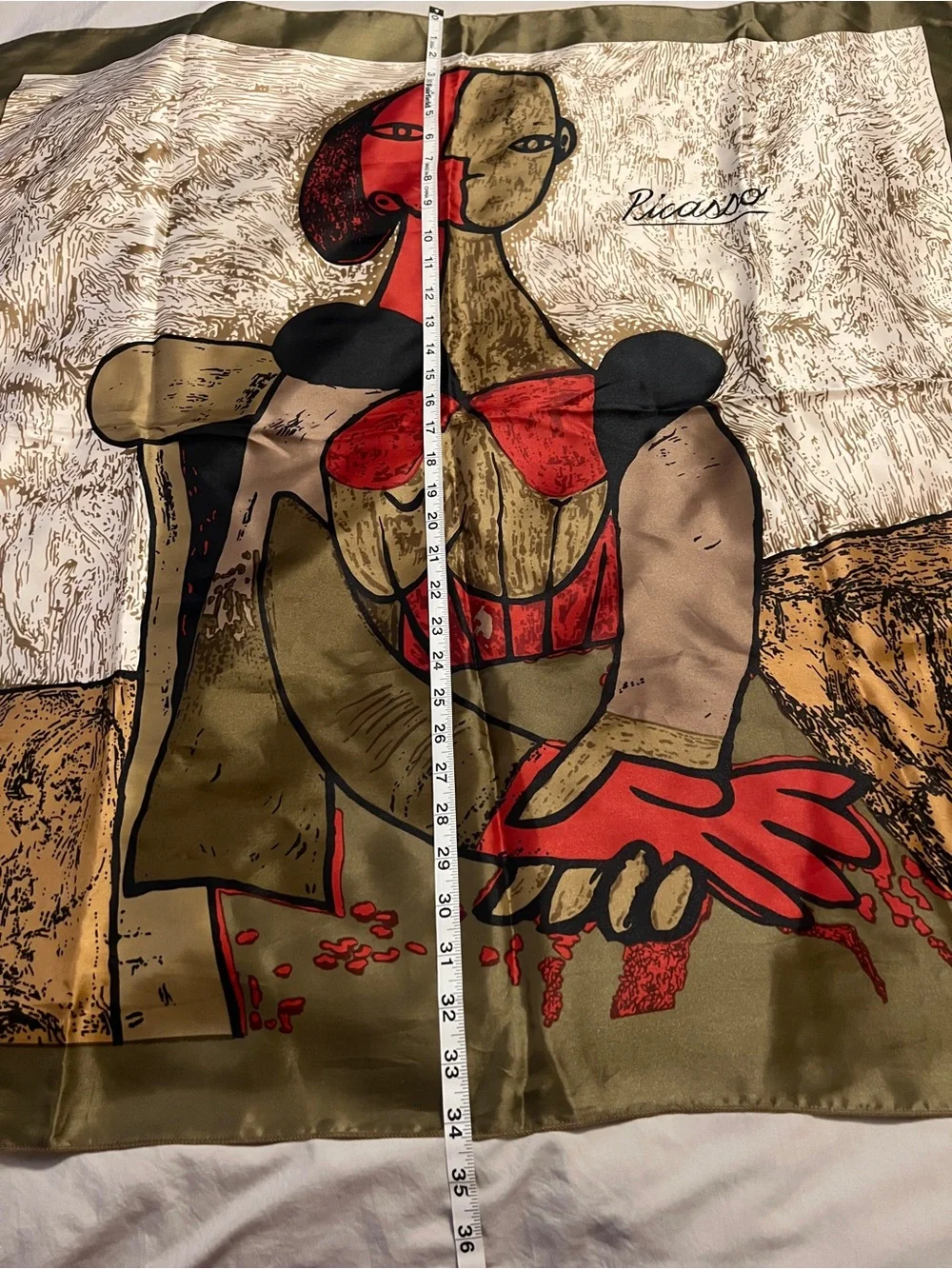 Vintage Picasso scarf 34” square